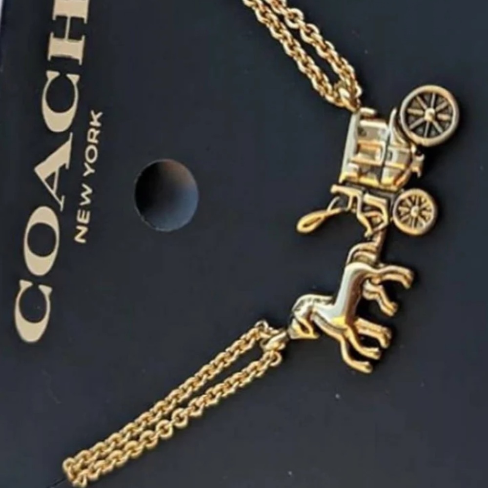 Coach Gold Chain Necklace - Picture 7 of 9